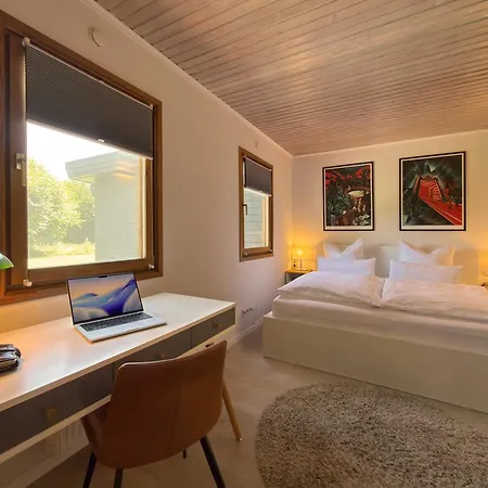 Landstudio - Schwedenhaus Mit Kamin Am Feldrand Tensbuttel-Rost